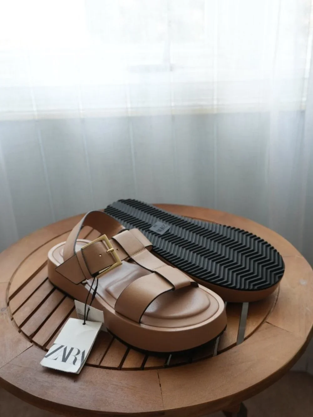 Zara chunky platform